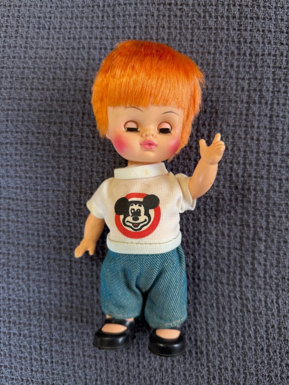 vintage collectible is a 1971 Horsman Mickey Mouse Club Mouseketeer doll